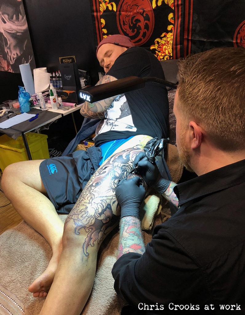 art, picture, tatouage, color tatouage, modern tattoo, japanese, chris crooks