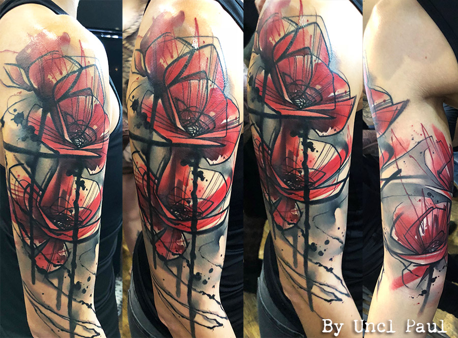 graphic tattoo, uncl paul, tattoo, mondial du tatouage 2018