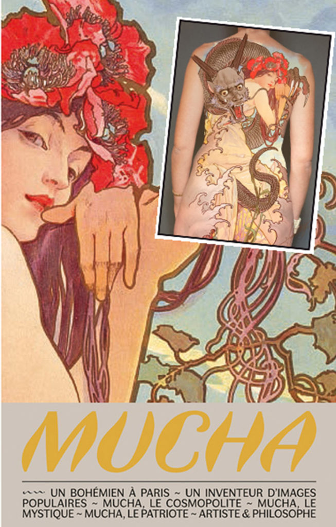 MUCHA, PEINTURE, TATTOO, tatouage exposition, musée du luxembourg, paris, Pascal bagot