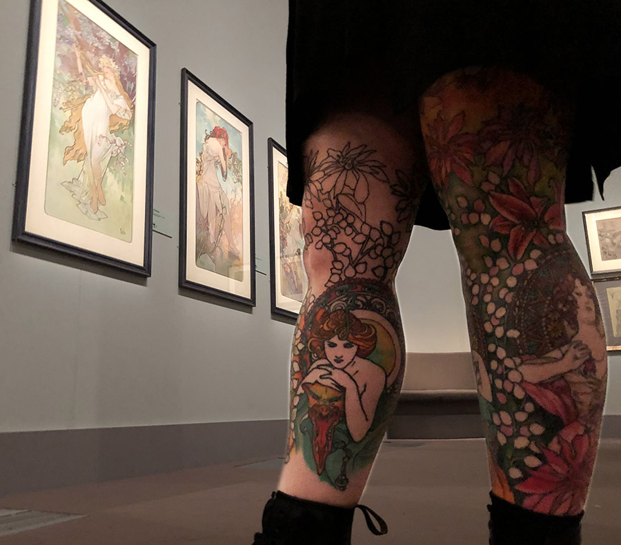 MUCHA, tattoo mucha, PEINTURE, TATTOO, tatouage exposition