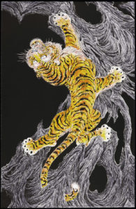 ed hardy, tigre, art