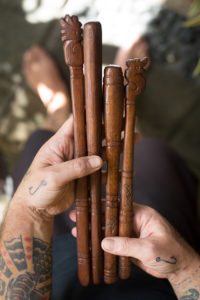 hand tapping, borneo, sarawak, tattoo, cliff tattooer
