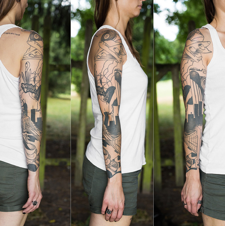 graphic tattoos, black tattoos, ink ,inked girl, feminist, writer, pmod photographe