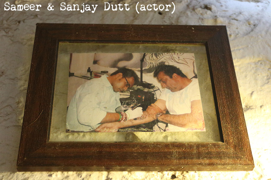 sameer, ink, indian ink, frame, print, photography, Bombay Boys Sameer & Eric