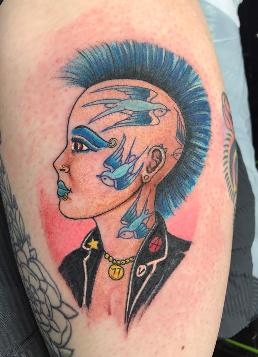 tatouage punk, old school, lal hardy