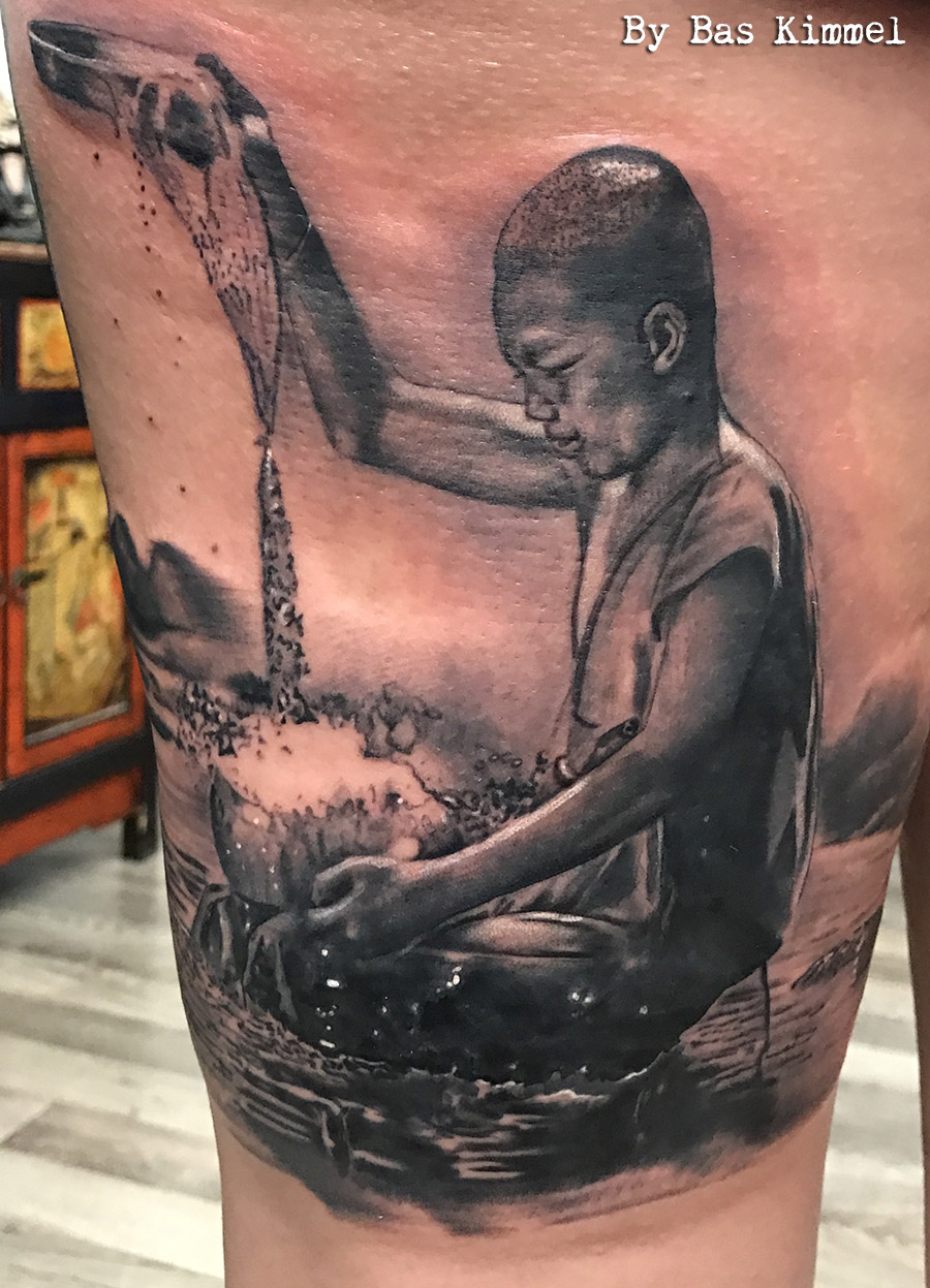 bas kimmel, black and grey, tattoos, dogstar tattoo