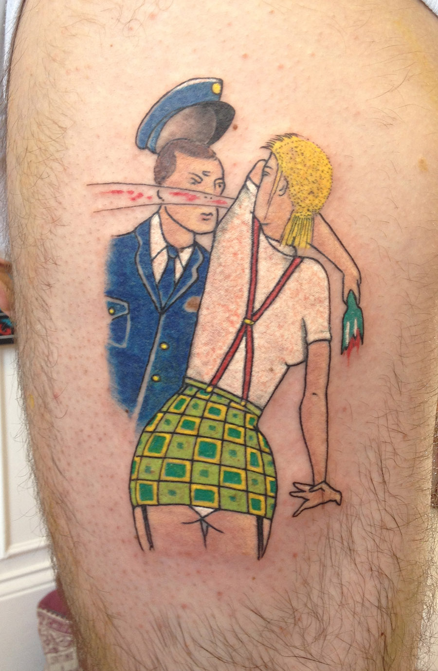 skinhead girl, skinhead, tatouage, punk, lal hardy