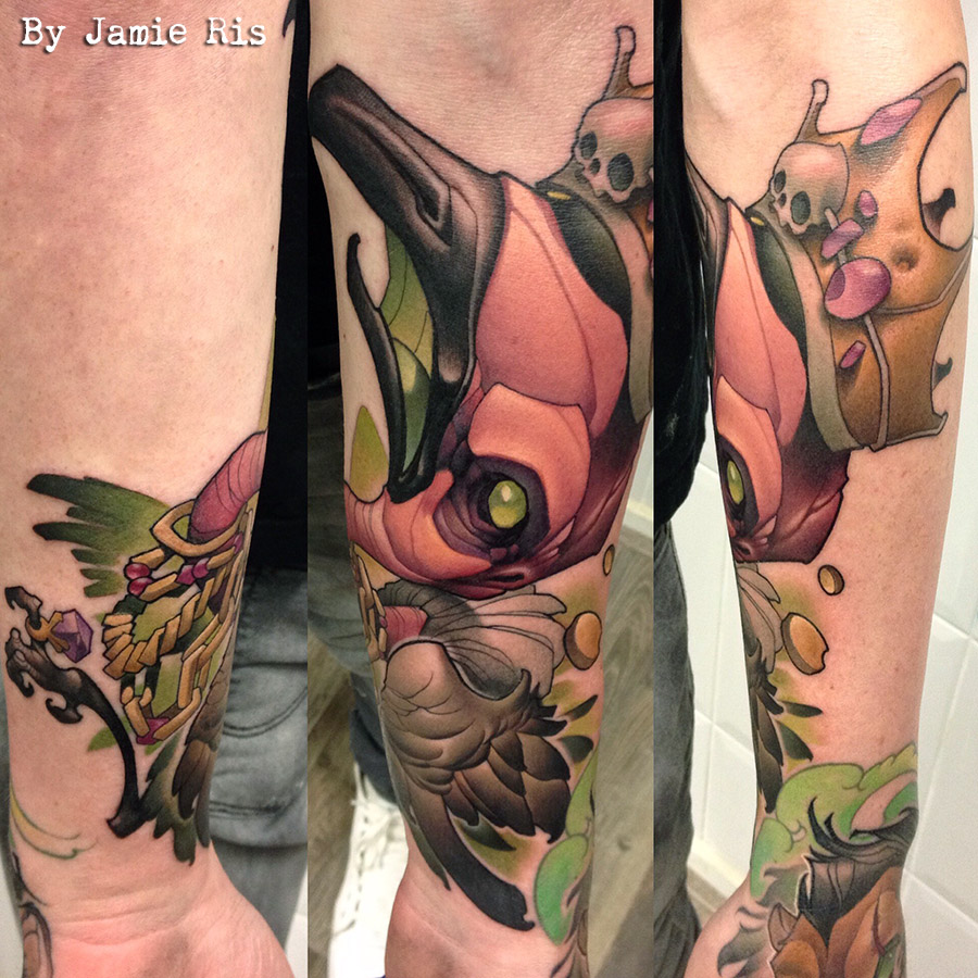 jamie ris, tatouage, ink, tattoos, new school