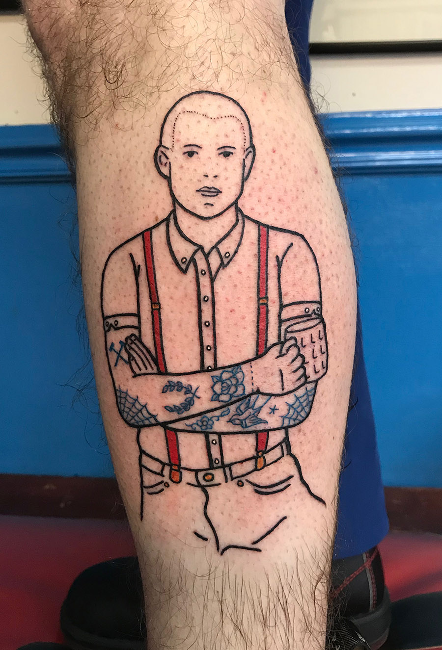 skinhead tatouage, tatouage, lal hardy